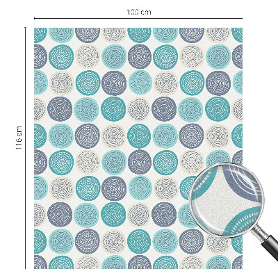 Autocollant pour vitrage Cercles géométriques