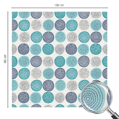 Autocollant pour vitrage Cercles géométriques