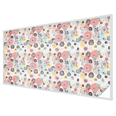 Film occultant pour fenêtre fleur colorée