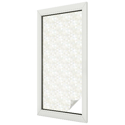 Vitrail autocollant pour fenêtre Motifs géométriques