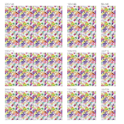 Film occultant fenêtre effet vitrail Mosaïque abstraite