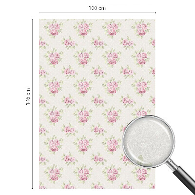Vitrail autocollant pour fenêtre Motif floral