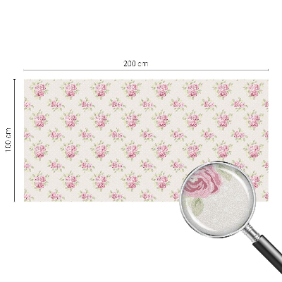 Vitrail autocollant pour fenêtre Motif floral