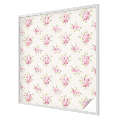 Vitrail autocollant pour fenêtre Motif floral