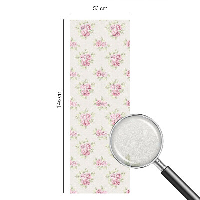 Vitrail autocollant pour fenêtre Motif floral