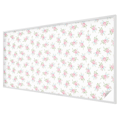 Film occultant fenêtre effet vitrail roses romantiques