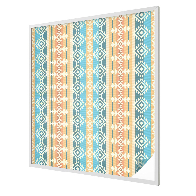 Film fenêtre décoratif occultant vitrail Motifs géométriques