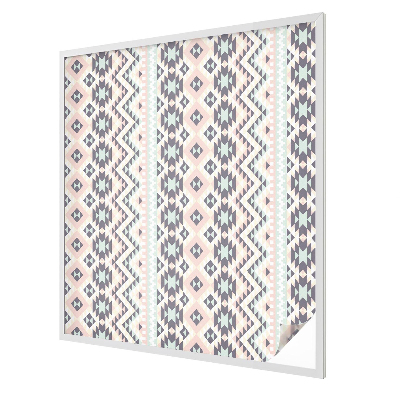 Autocollant pour vitrage géométrie pastel