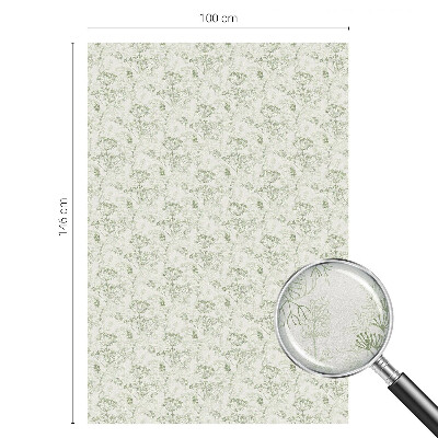 Vitrail autocollant pour fenêtre Motif botanique