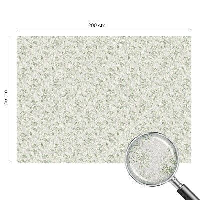 Vitrail autocollant pour fenêtre Motif botanique