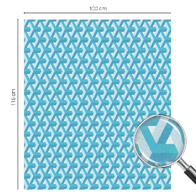 Film occultant pour fenêtre cubes géométriques