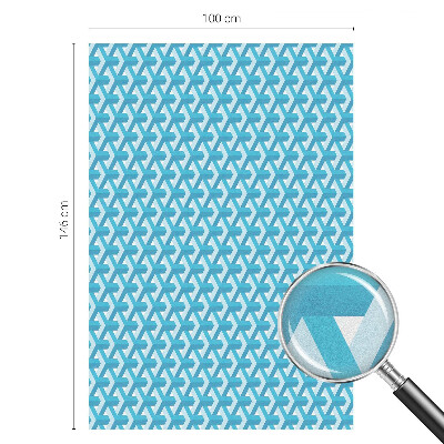 Film occultant pour fenêtre cubes géométriques