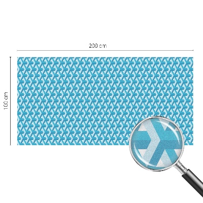 Film occultant pour fenêtre cubes géométriques