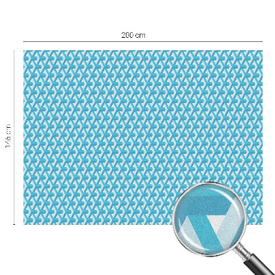 Film occultant pour fenêtre cubes géométriques