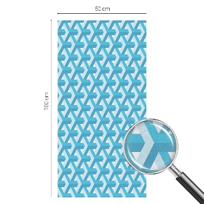 Film occultant pour fenêtre cubes géométriques