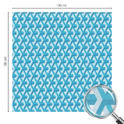 Film occultant pour fenêtre cubes géométriques