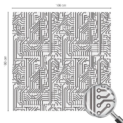 Film fenêtre décoratif occultant vitrail Thème technique