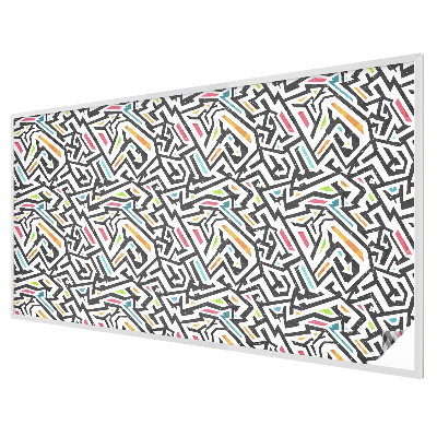 Film occultant fenêtre effet vitrail Géométrie abstraite