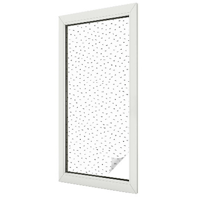 Film fenêtre décoratif occultant vitrail Triangles géométriques