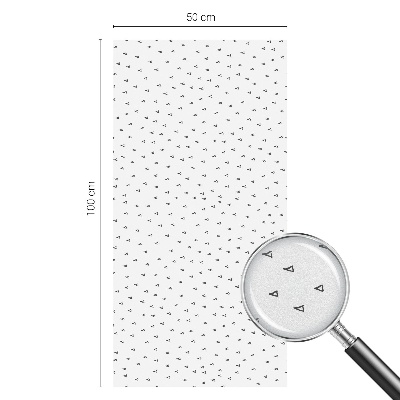 Film fenêtre décoratif occultant vitrail Triangles géométriques