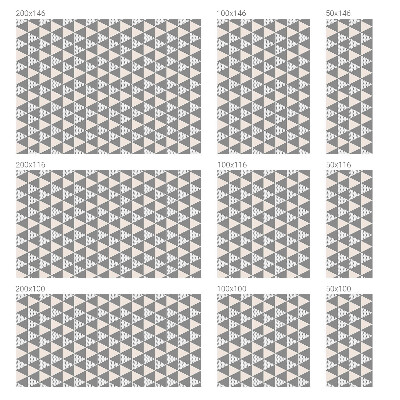 Film occultant pour fenêtre Géométrie moderne