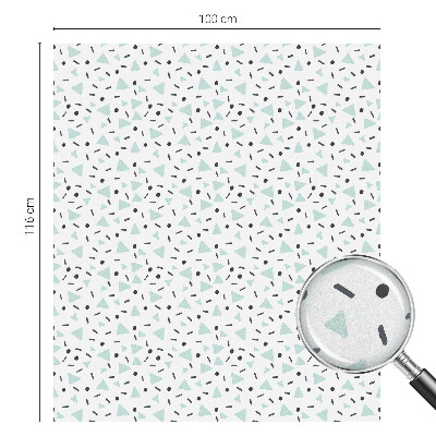 Autocollant pour vitrage figures géométriques