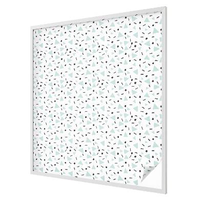 Autocollant pour vitrage figures géométriques