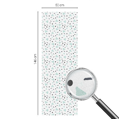 Autocollant pour vitrage figures géométriques