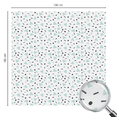 Autocollant pour vitrage figures géométriques