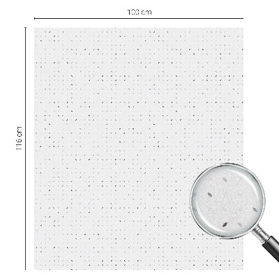 Film occultant fenêtre effet vitrail Points minimalistes