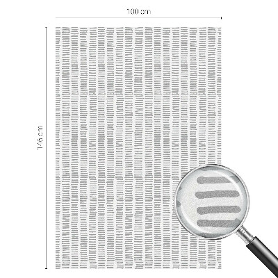 Vitrail autocollant pour fenêtre Lignes minimalistes