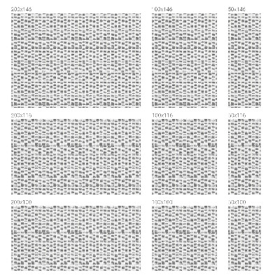 Vitrail autocollant pour fenêtre Lignes minimalistes