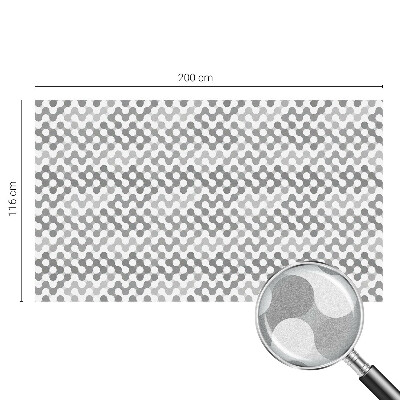 Film fenêtre décoratif occultant vitrail Géométrie des ondes