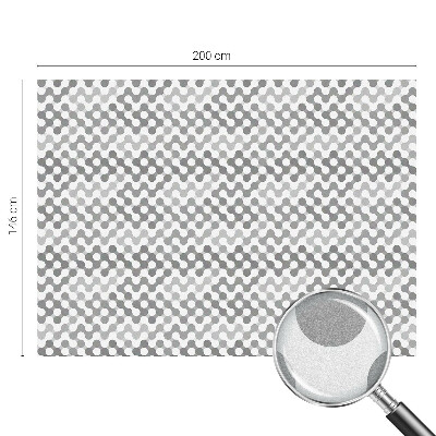 Film fenêtre décoratif occultant vitrail Géométrie des ondes