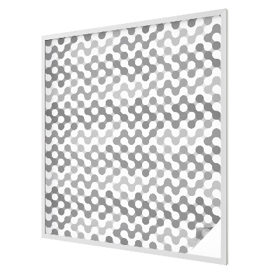 Film fenêtre décoratif occultant vitrail Géométrie des ondes