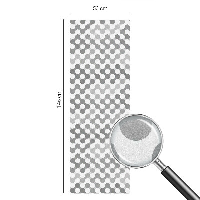 Film fenêtre décoratif occultant vitrail Géométrie des ondes