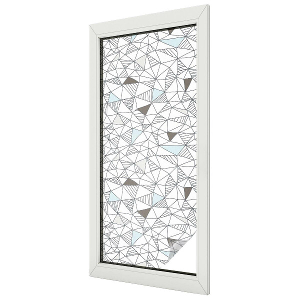 Film occultant pour fenêtre formes abstraites