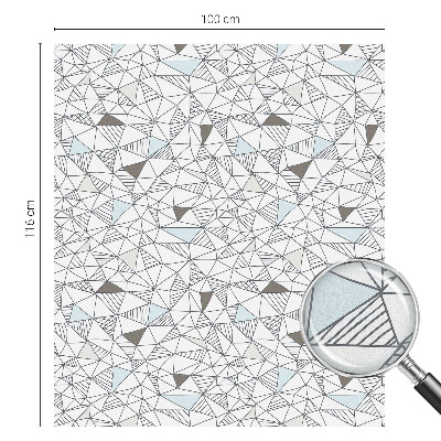 Film occultant pour fenêtre formes abstraites