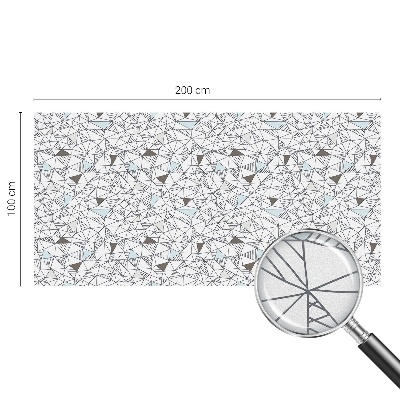 Film occultant pour fenêtre formes abstraites