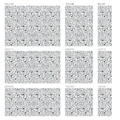 Film occultant pour fenêtre formes abstraites