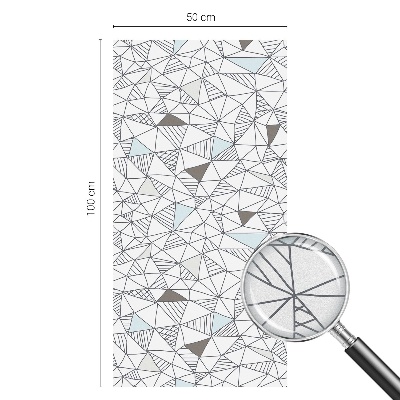 Film occultant pour fenêtre formes abstraites