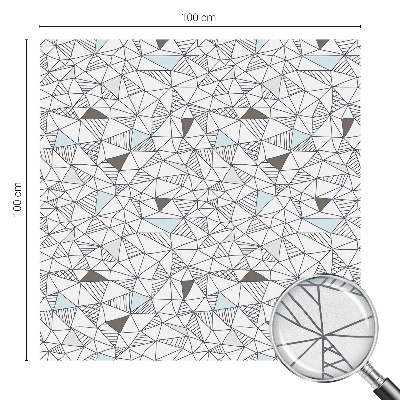 Film occultant pour fenêtre formes abstraites
