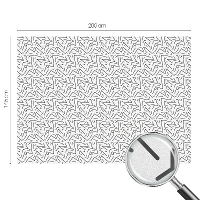 Film occultant fenêtre effet vitrail zigzags abstraits