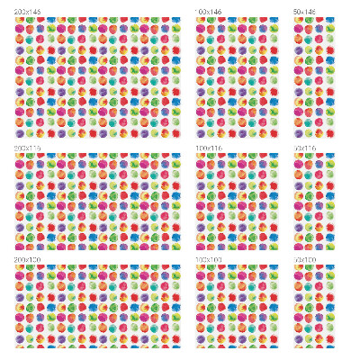 Vitrail autocollant pour fenêtre Cercles colorés