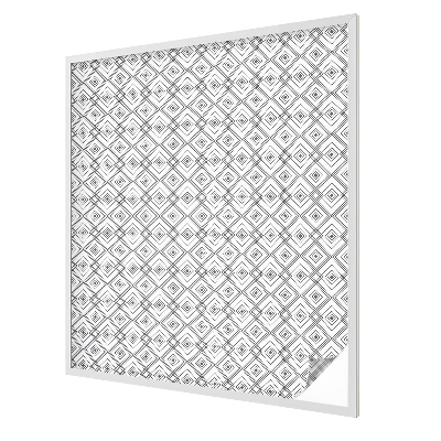 Film occultant pour fenêtre Harmonie rhombique