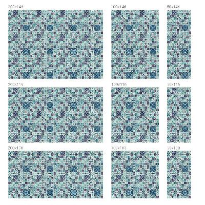 Film fenêtre décoratif occultant vitrail Carreaux floraux