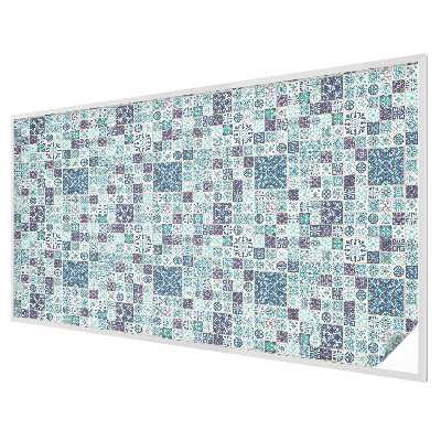 Film fenêtre décoratif occultant vitrail Carreaux floraux