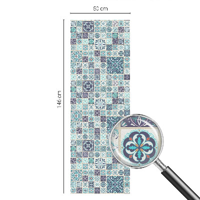 Film fenêtre décoratif occultant vitrail Carreaux floraux