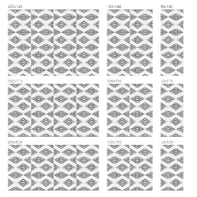Film occultant pour fenêtre Diamants géométriques