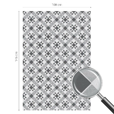 Film occultant fenêtre effet vitrail Motifs géométriques